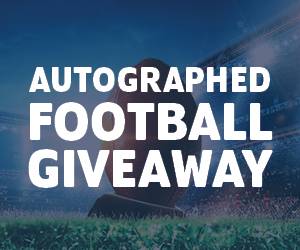 Autographed Football Giveaway