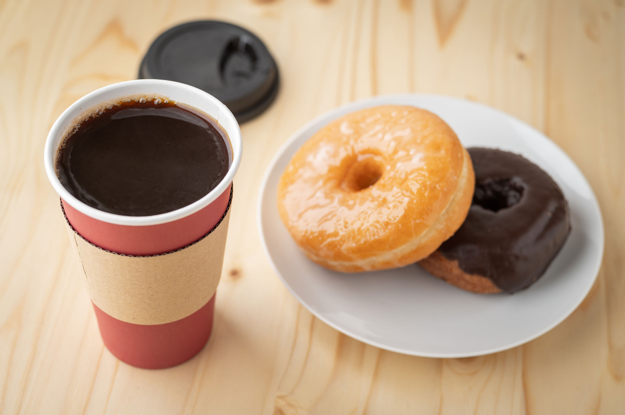 Coffee and donuts