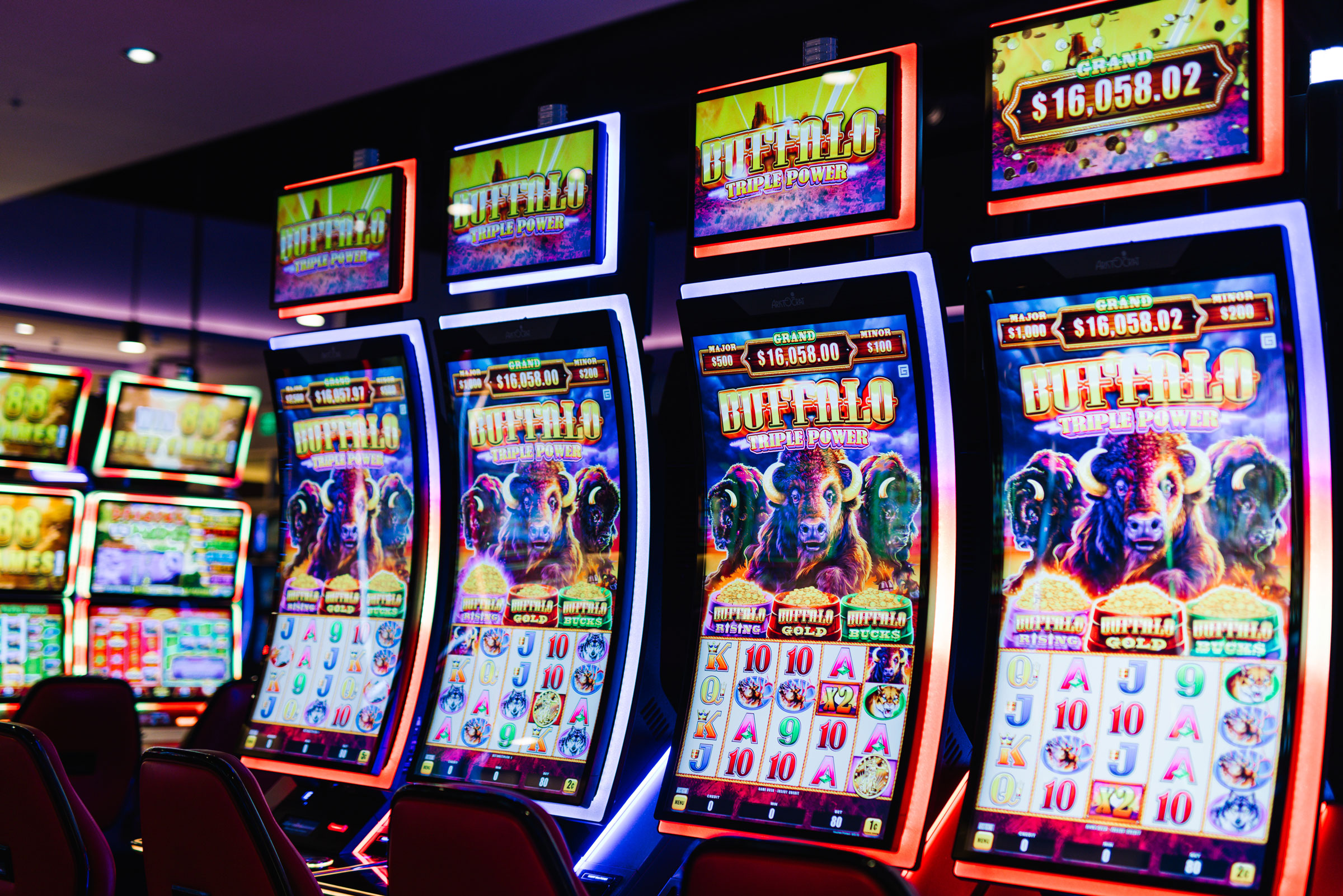 Collection of slot machines